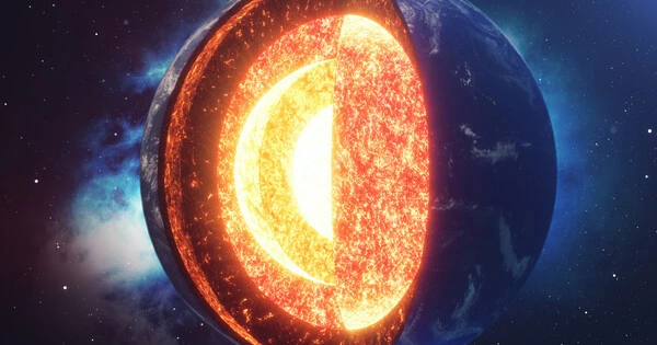 Earth’s Core-mantle Barrier Contains Rust and Diamonds