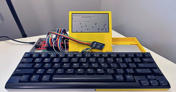 The Battery Life of Andreas Eriksen’s PotatoP Laptop, Which Runs on Lisp, is Measured in Years