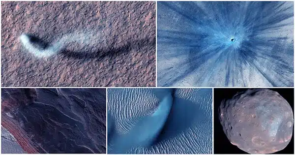 A New Dynamic Mosaic Shows Mars in Vibrant Detail Using NASA Images