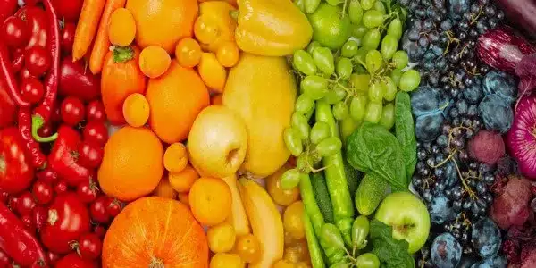 Colorful fresh foods improve athletes' vision